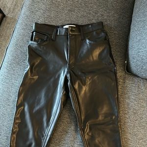 Vegan Leather Pants